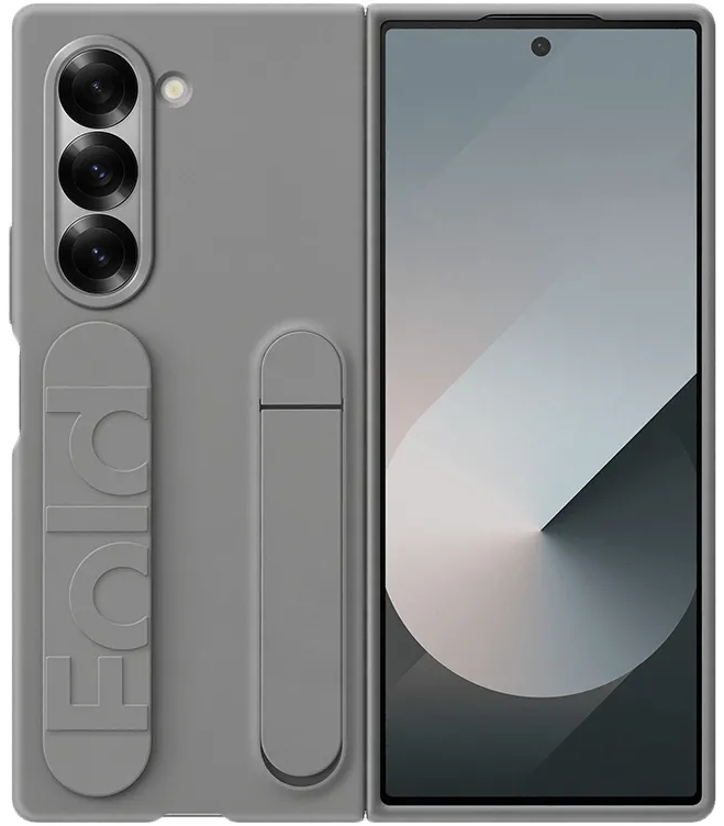 

Чехол Samsung Silicone Case Fold 6 (F956), для Samsung Galaxy Z Fold6, серый