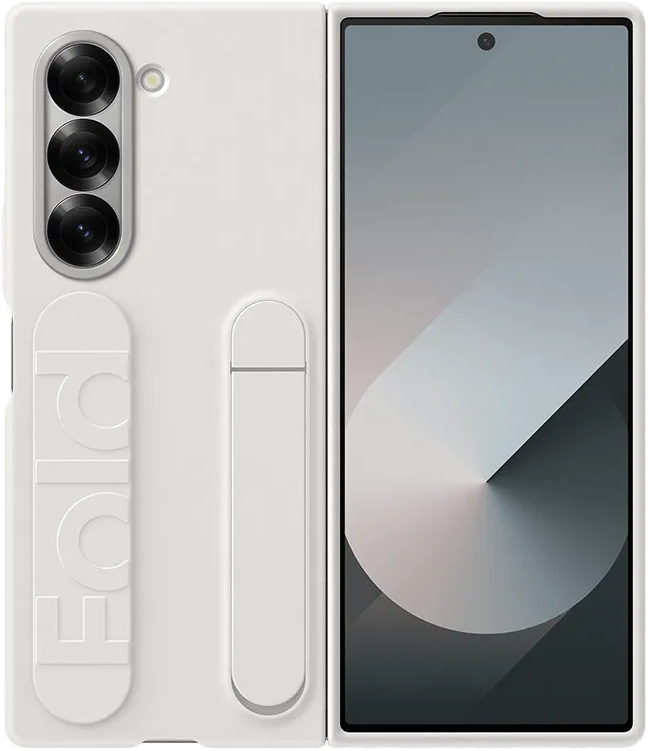 

Чехол Samsung Silicone Case Fold 6 (F956), для Samsung Galaxy Z Fold6, белый