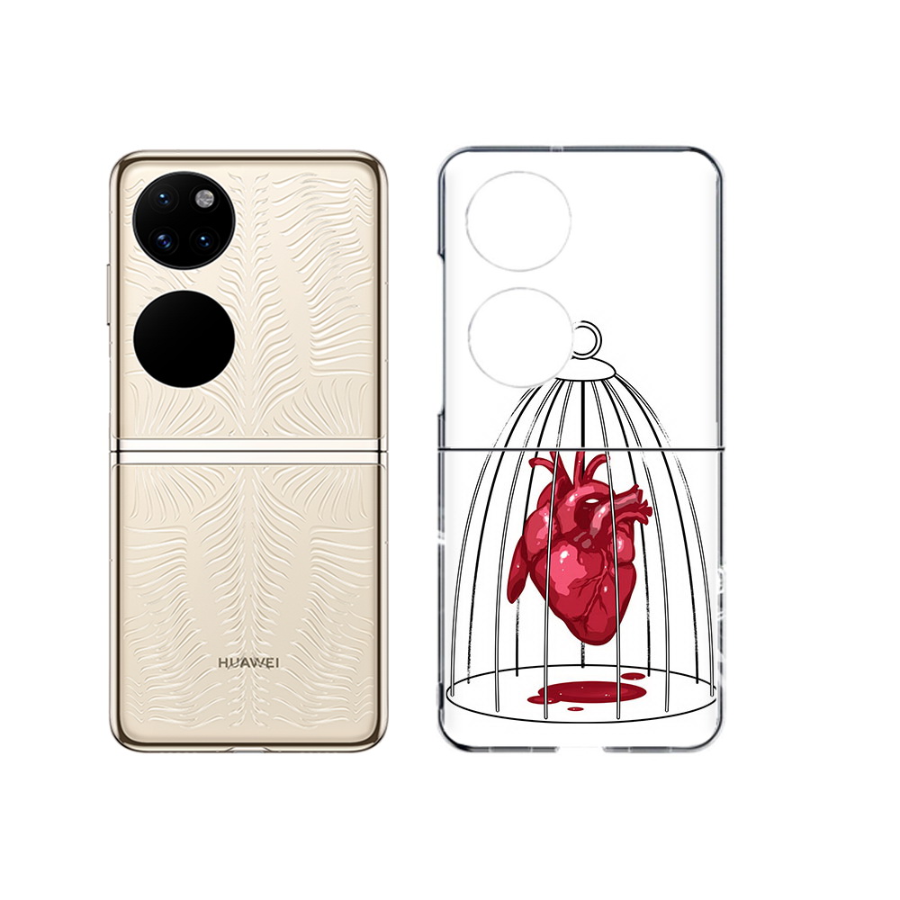

Чехол MyPads Tocco для Huawei P50 сердце в клетке (PT225999.71.597), Прозрачный, Tocco