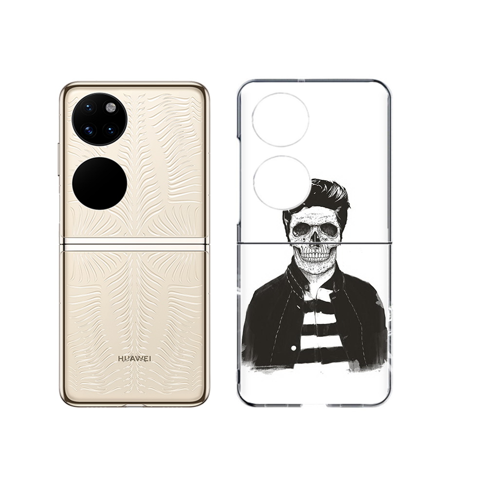 

Чехол MyPads Tocco для Huawei P50 скелет (PT225999.71.604), Прозрачный, Tocco