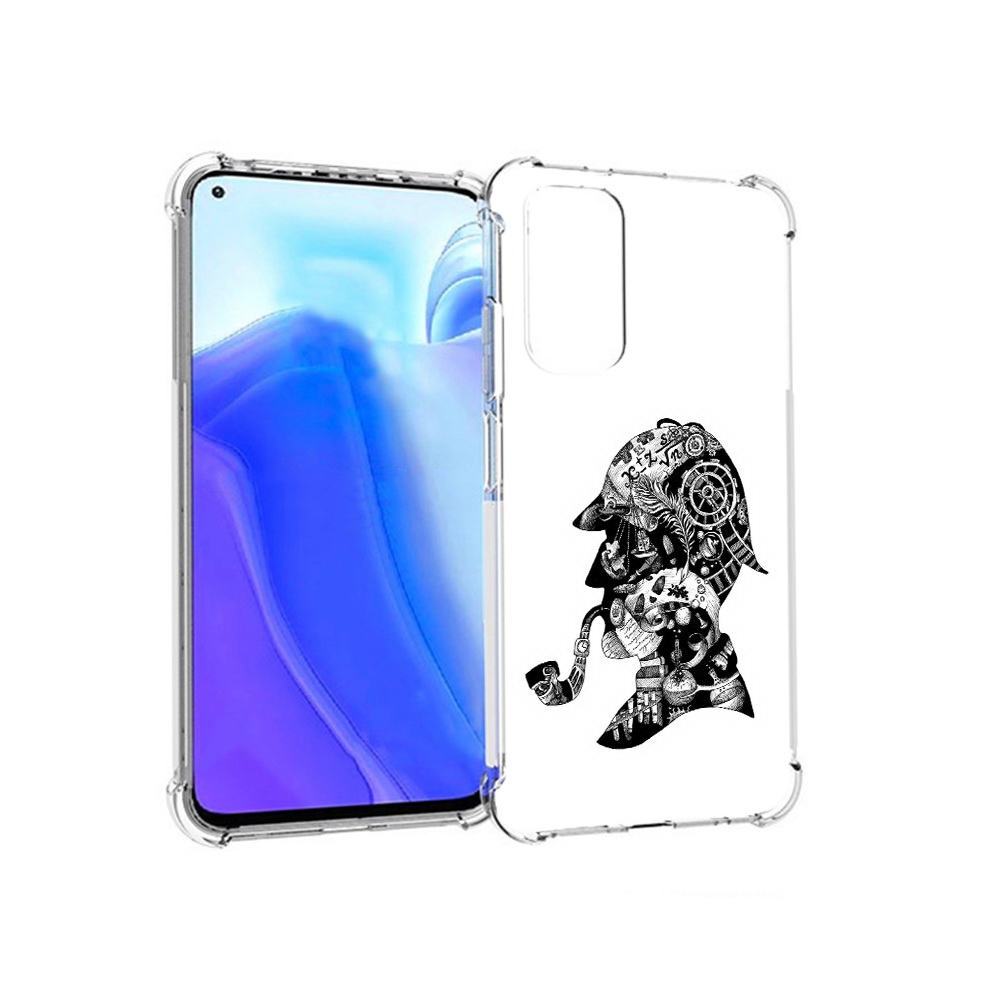 

Чехол MyPads Tocco для Xiaomi Redmi Note 11S мужчина с трубкой абстракция, Tocco