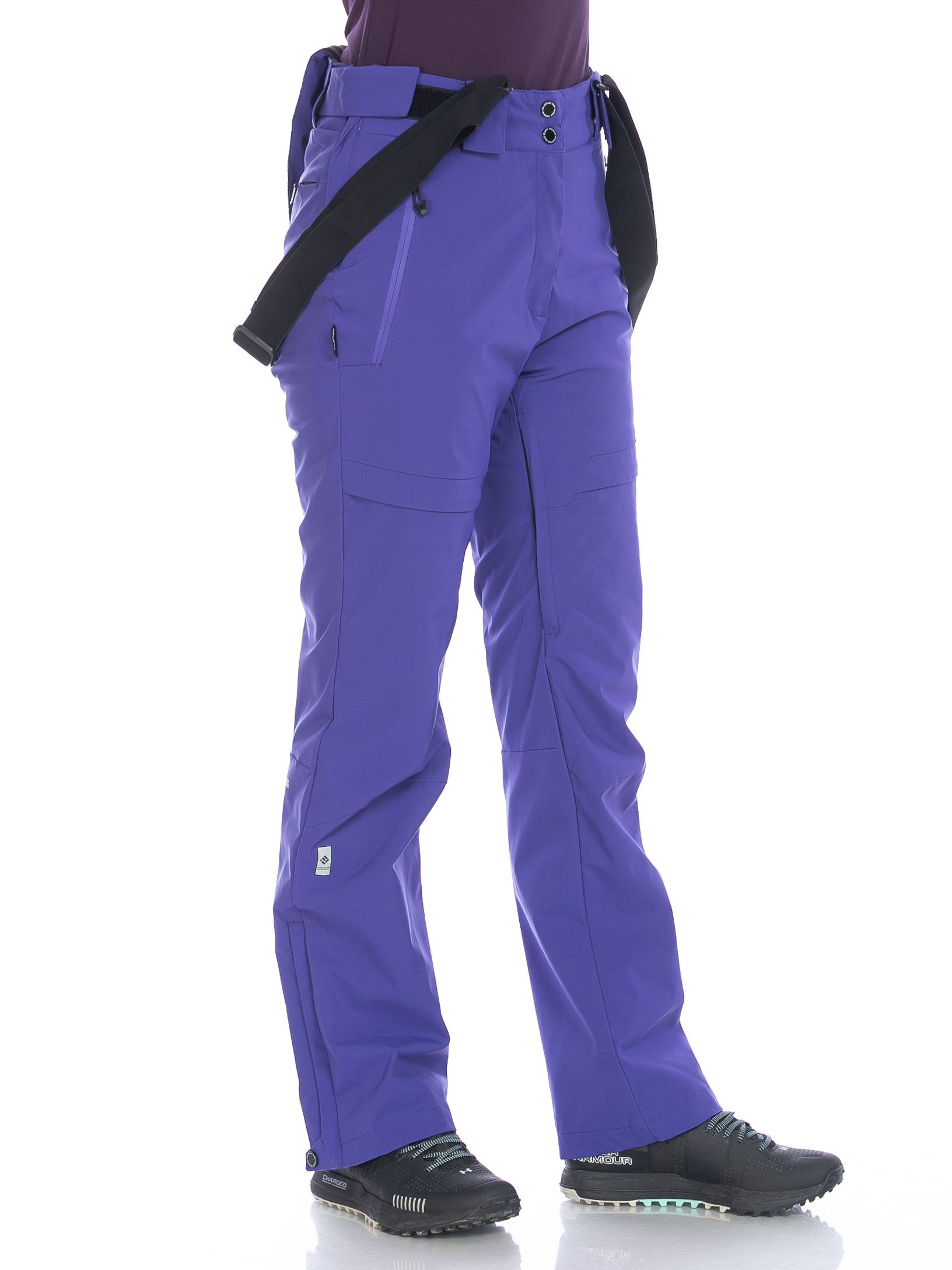 фото Горнолыжные брюки женские forcelab, цвет фиолетовый, 54 р