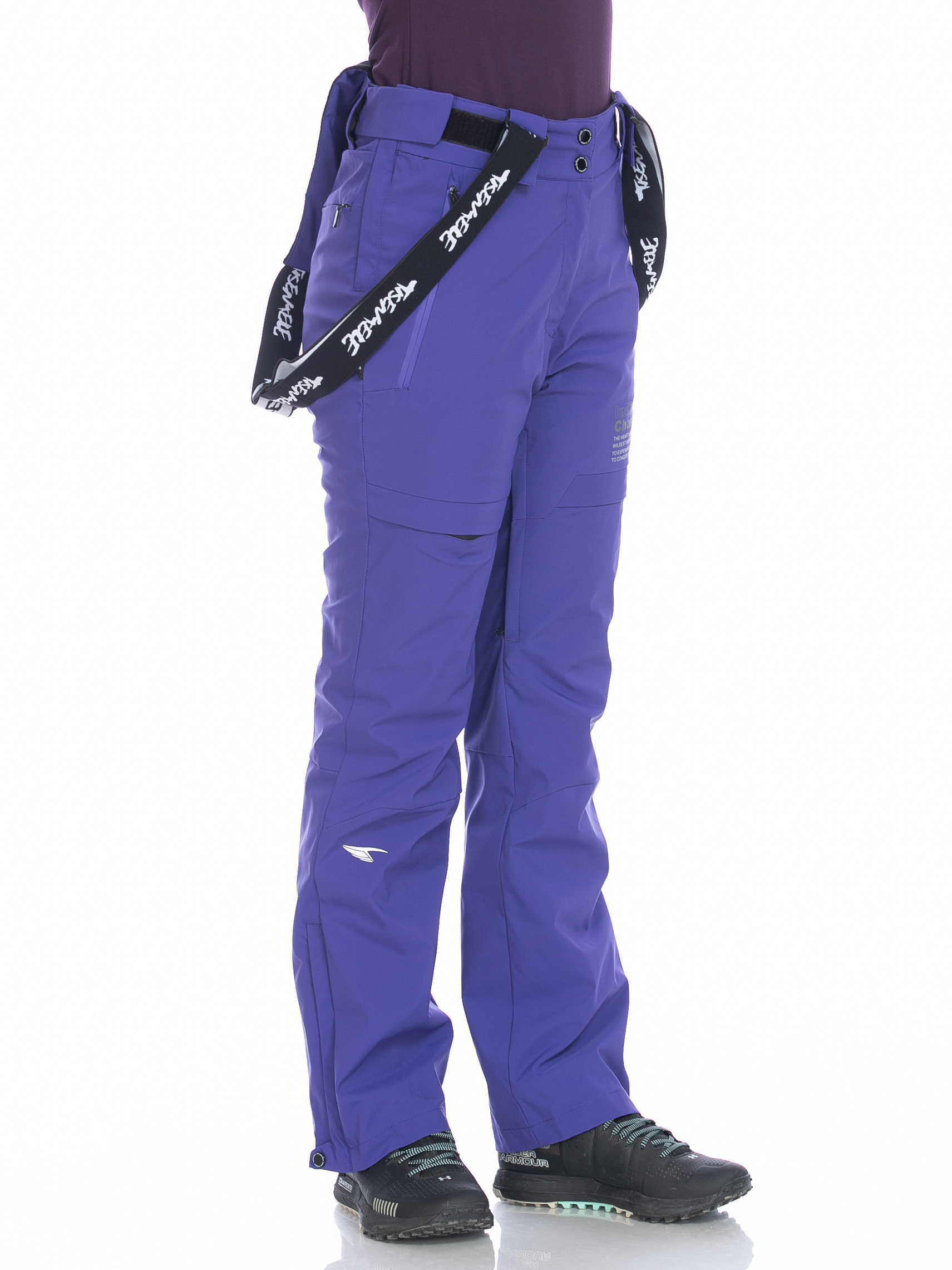фото Горнолыжные брюки женские tisentele, цвет фиолетовый, 44 р