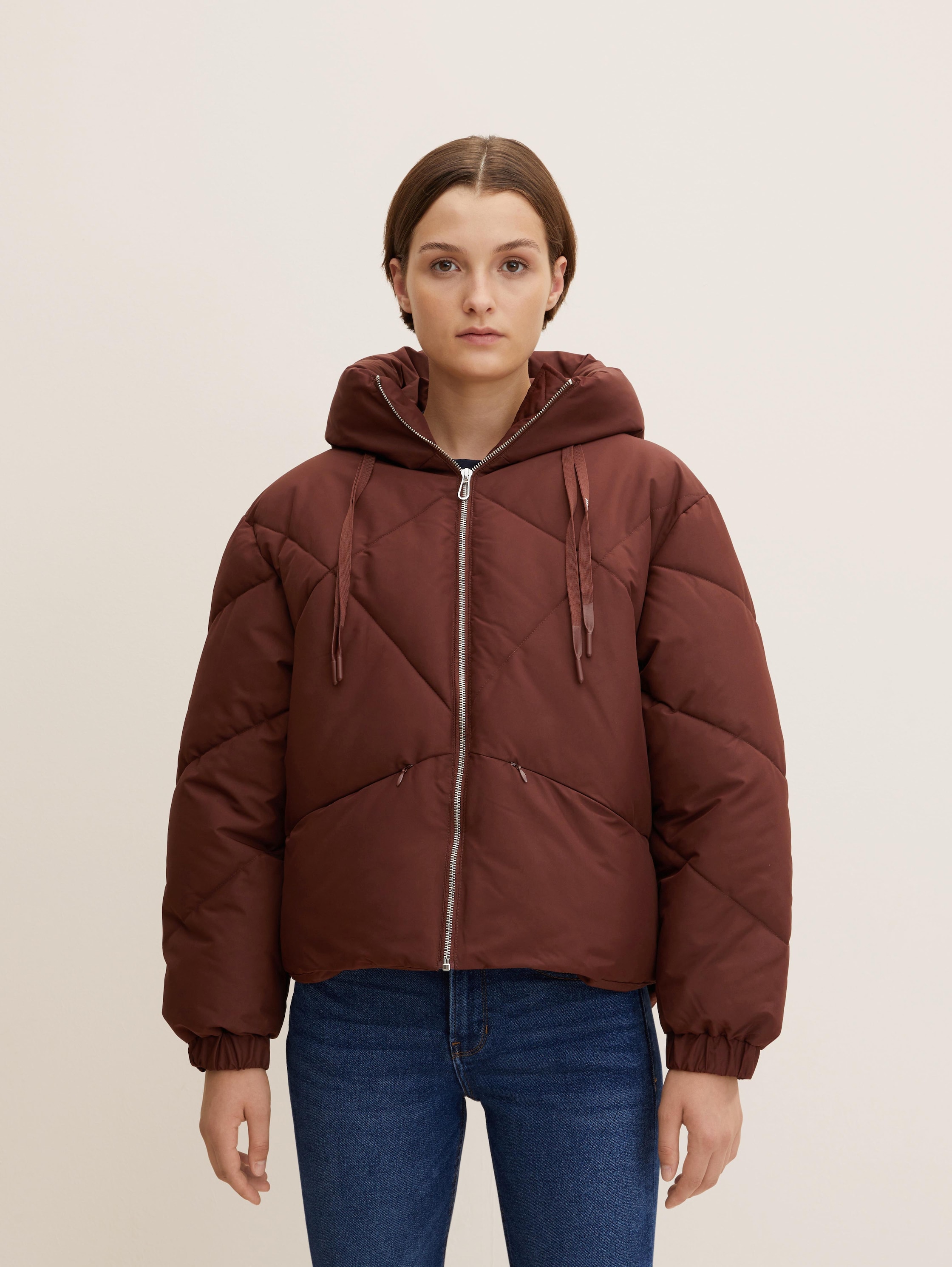 

Куртка женская TOM TAILOR 1032686 коричневая L, Коричневый, 1032686