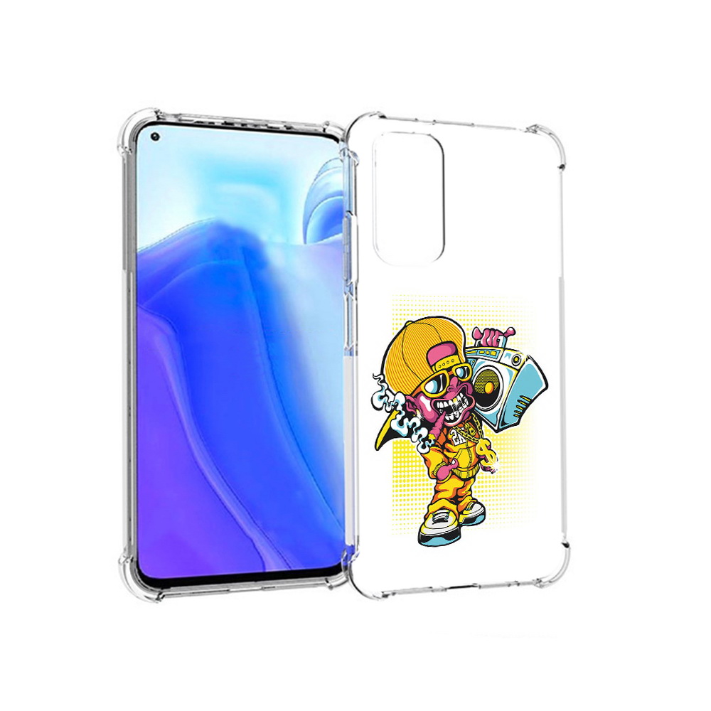 

Чехол MyPads Tocco для Xiaomi Redmi Note 11S нарисованный парень с колонкой, Tocco