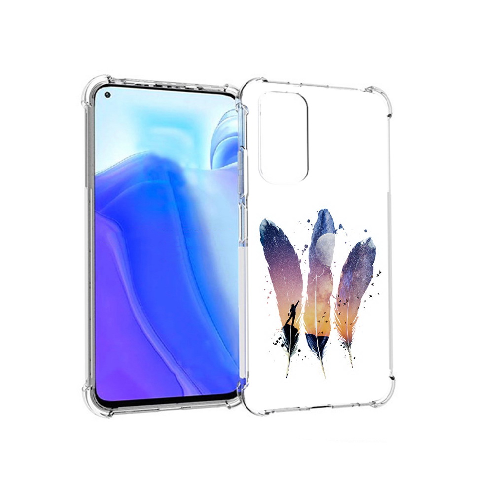 

Чехол MyPads Tocco для Xiaomi Redmi Note 11S небесные перья (PT162215.279.519), Tocco