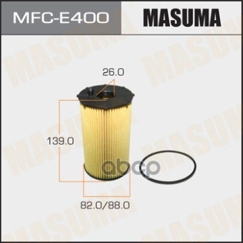 фото Фильтр масляный masuma mfc-e400 masuma арт. mfc-e400