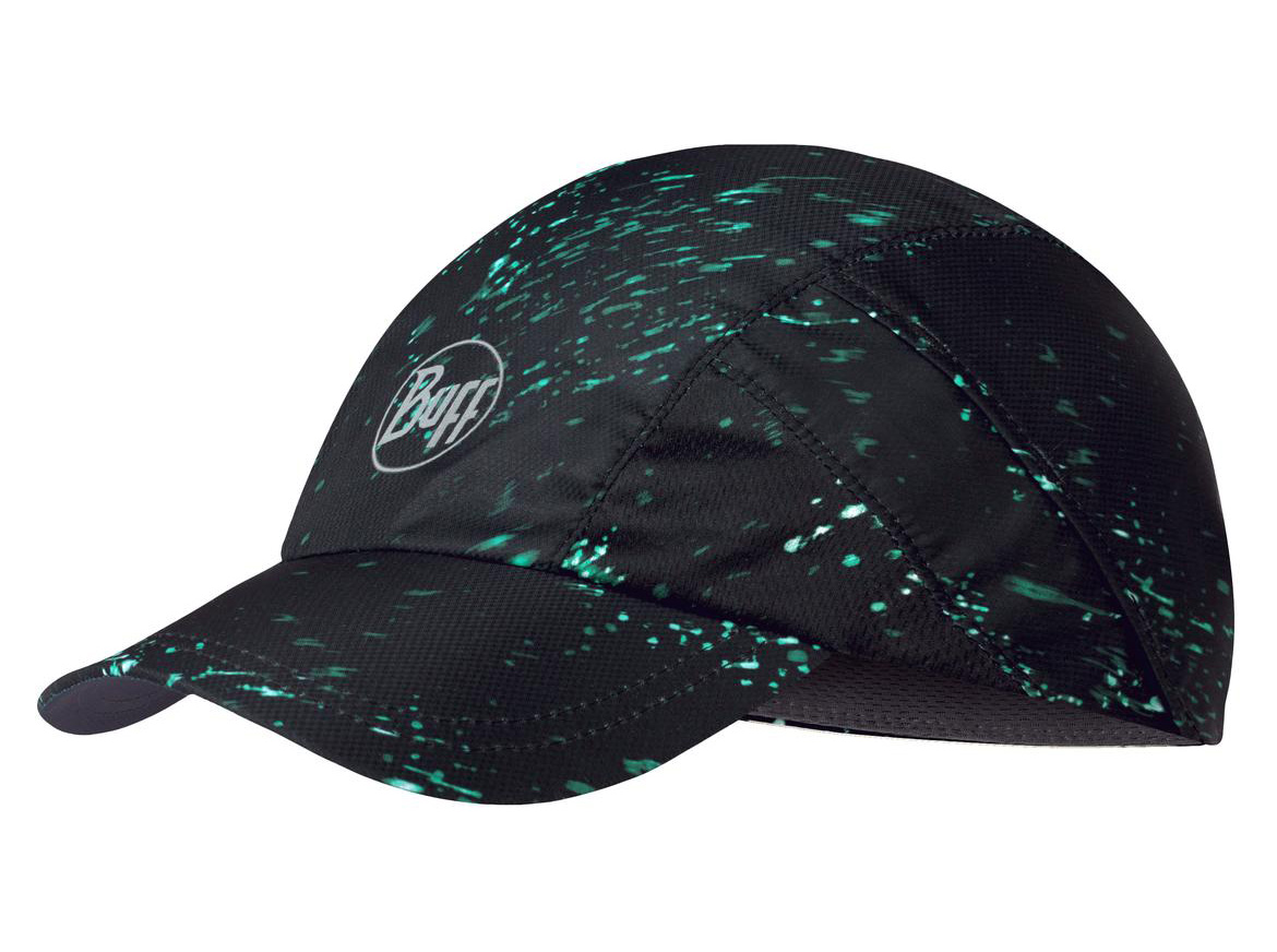 фото Кепка buff pro run cap speckle black (us:s/m)