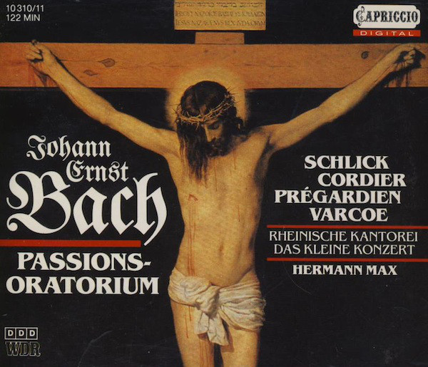 

J.E.Bach: Passionsoratorium/Wenn Donnerwolken uber dir sich turmen (2 CD)