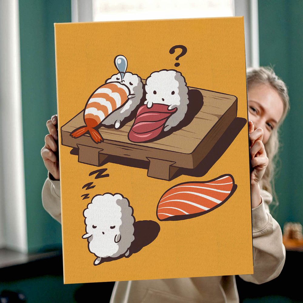 

Картина Red Panda Лунатик Суши40х60