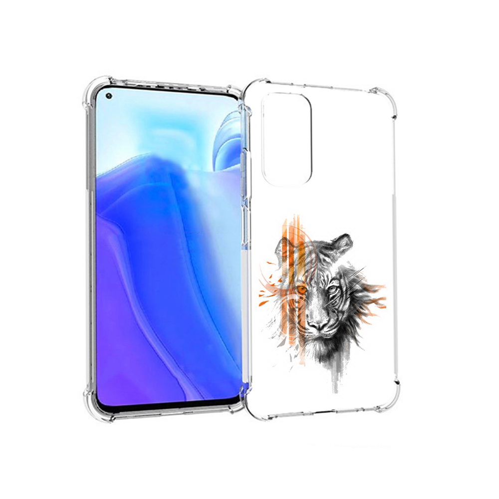 

Чехол MyPads Tocco для Xiaomi Redmi Note 11S огненный тигр (PT162215.279.526), Tocco