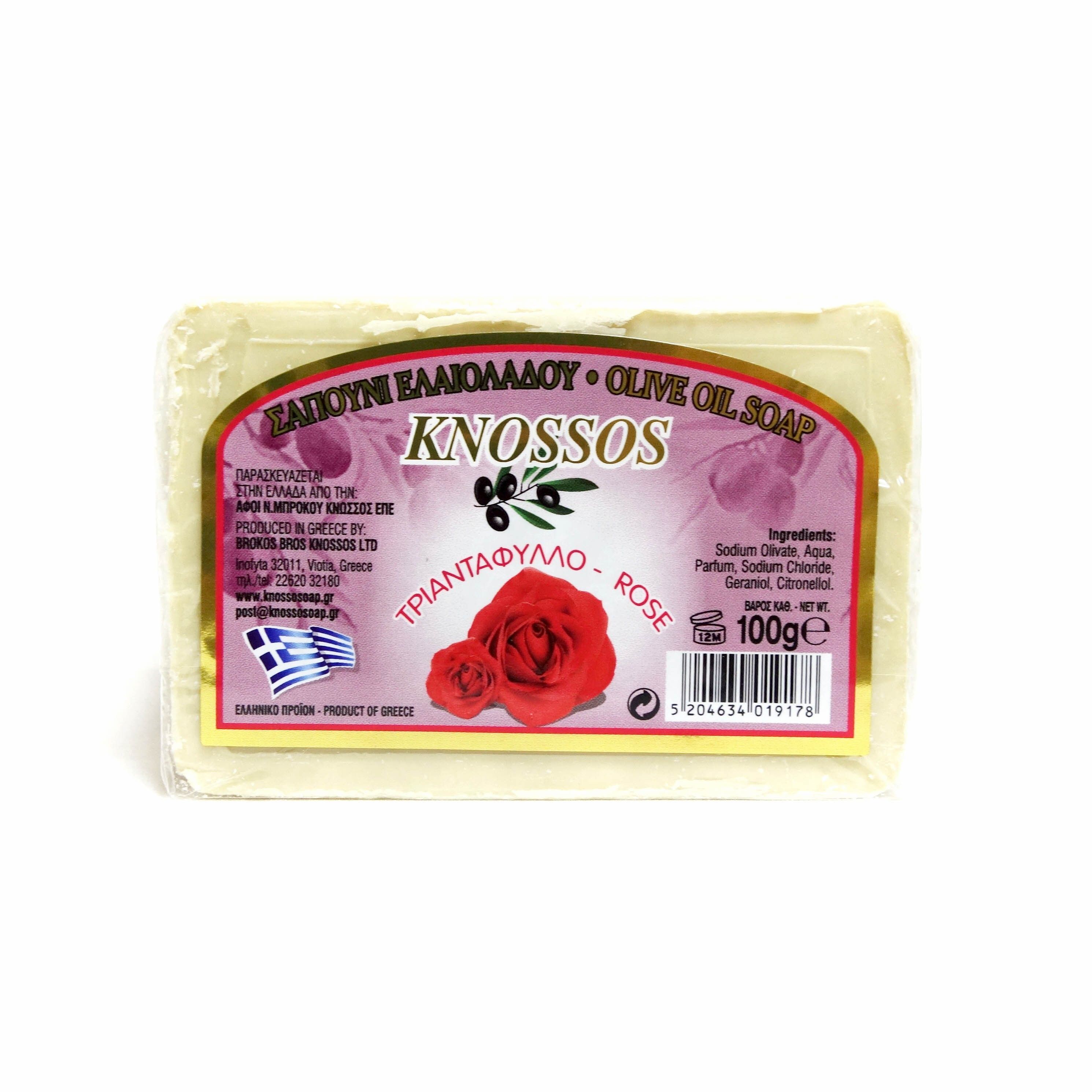 Натуральное мыло Knossos роза 100г