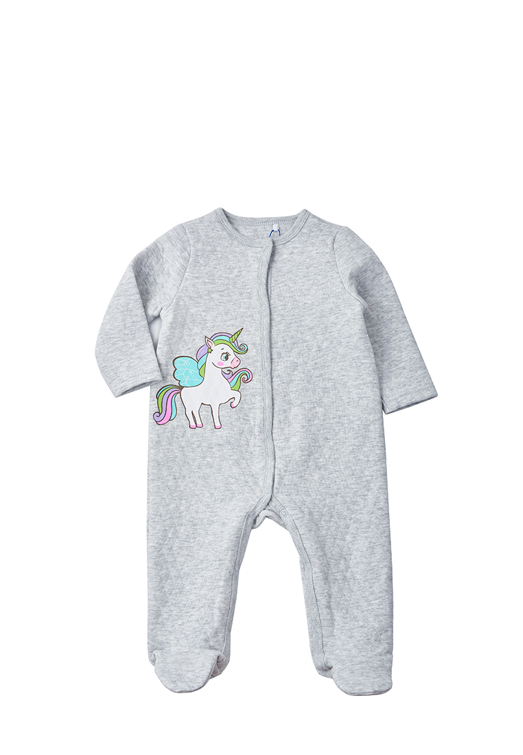 

Комбинезон детский Kari baby AW23B05303502, светло-серый, 56, AW23B05303502