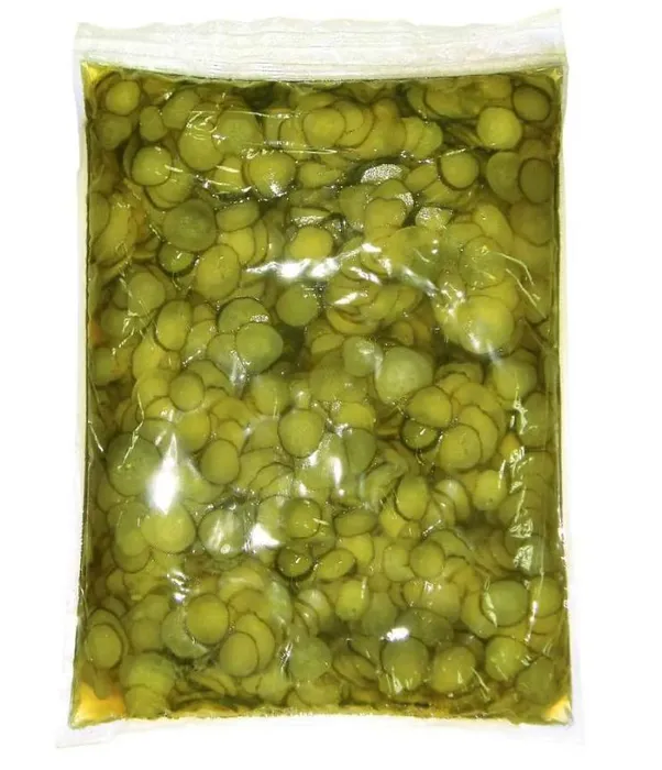 Огурцы Green King маринованные, резанные, 1,5 кг