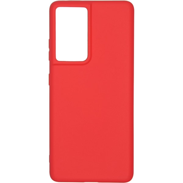 Чехол для Samsung Galaxy S21 Ultra silicone cover красный