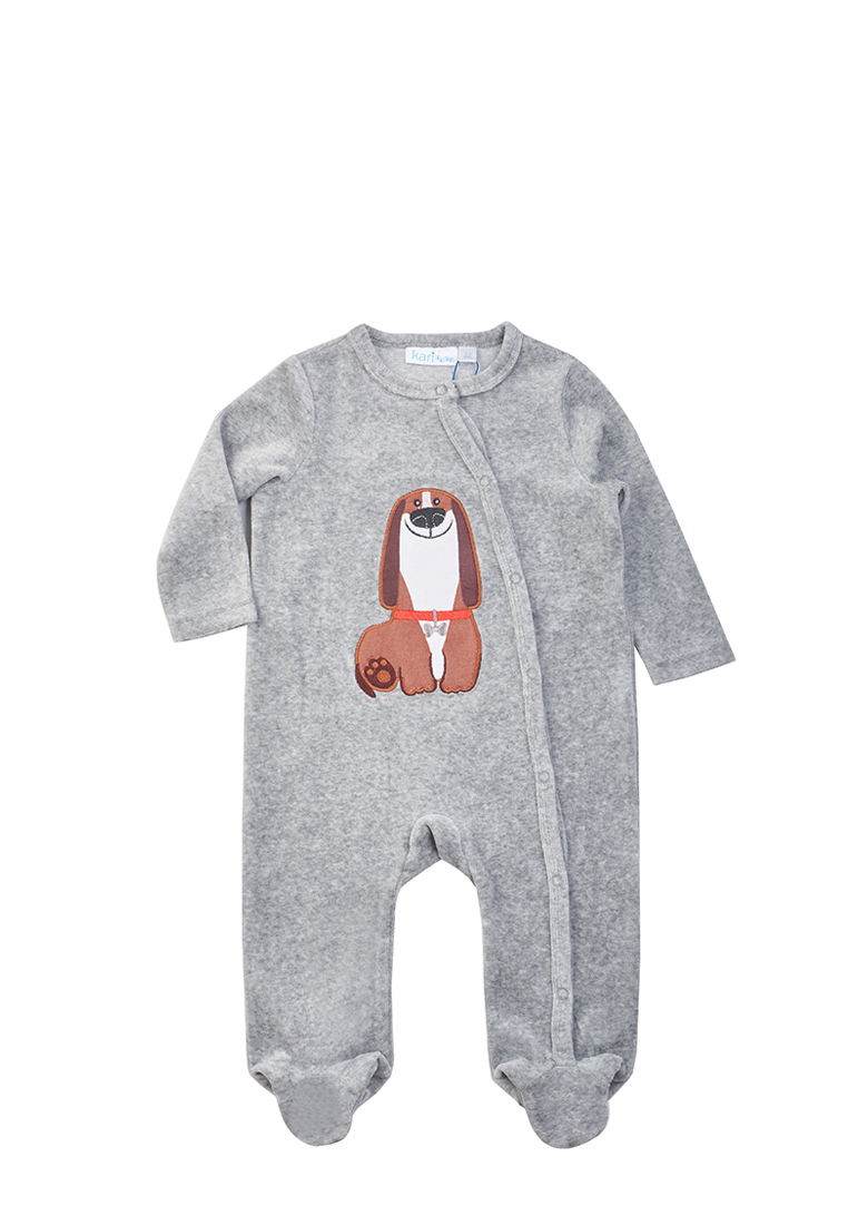 

Комбинезон детский Kari baby AW23B12903710, серый, 74, AW23B12903710