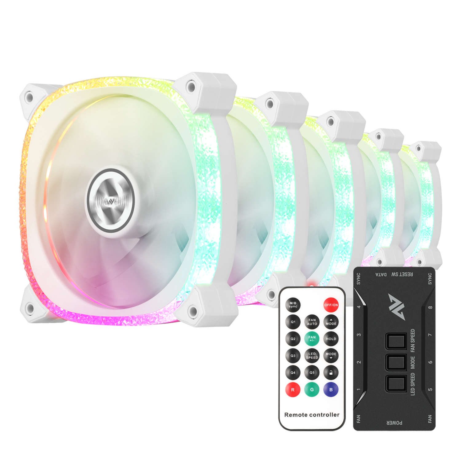 

Корпусной вентилятор Abkoncore (ABCF1205IN1), CF120 SPECTRUM SYNC