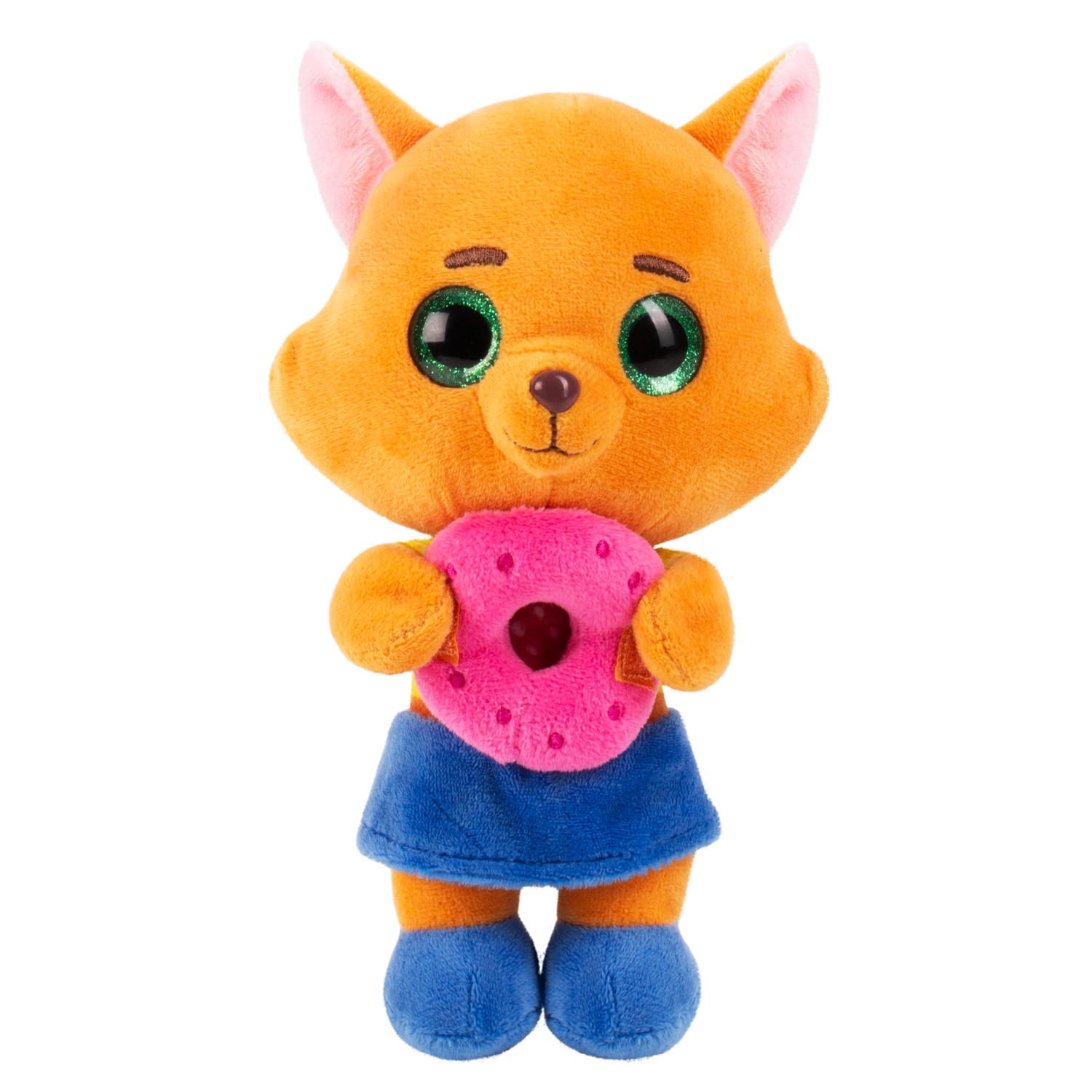 Мягкая игрушка Кошечки-Собачки Буся с пончиком, 22 см. 39139