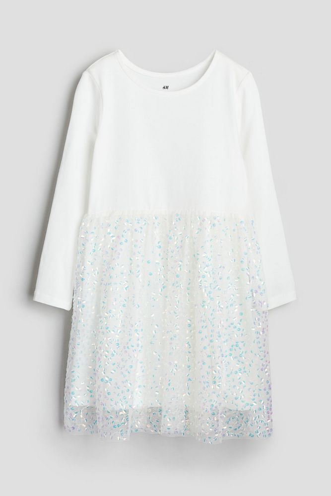 

Платье детское H&M 1207525, Белый, 104, 1207525