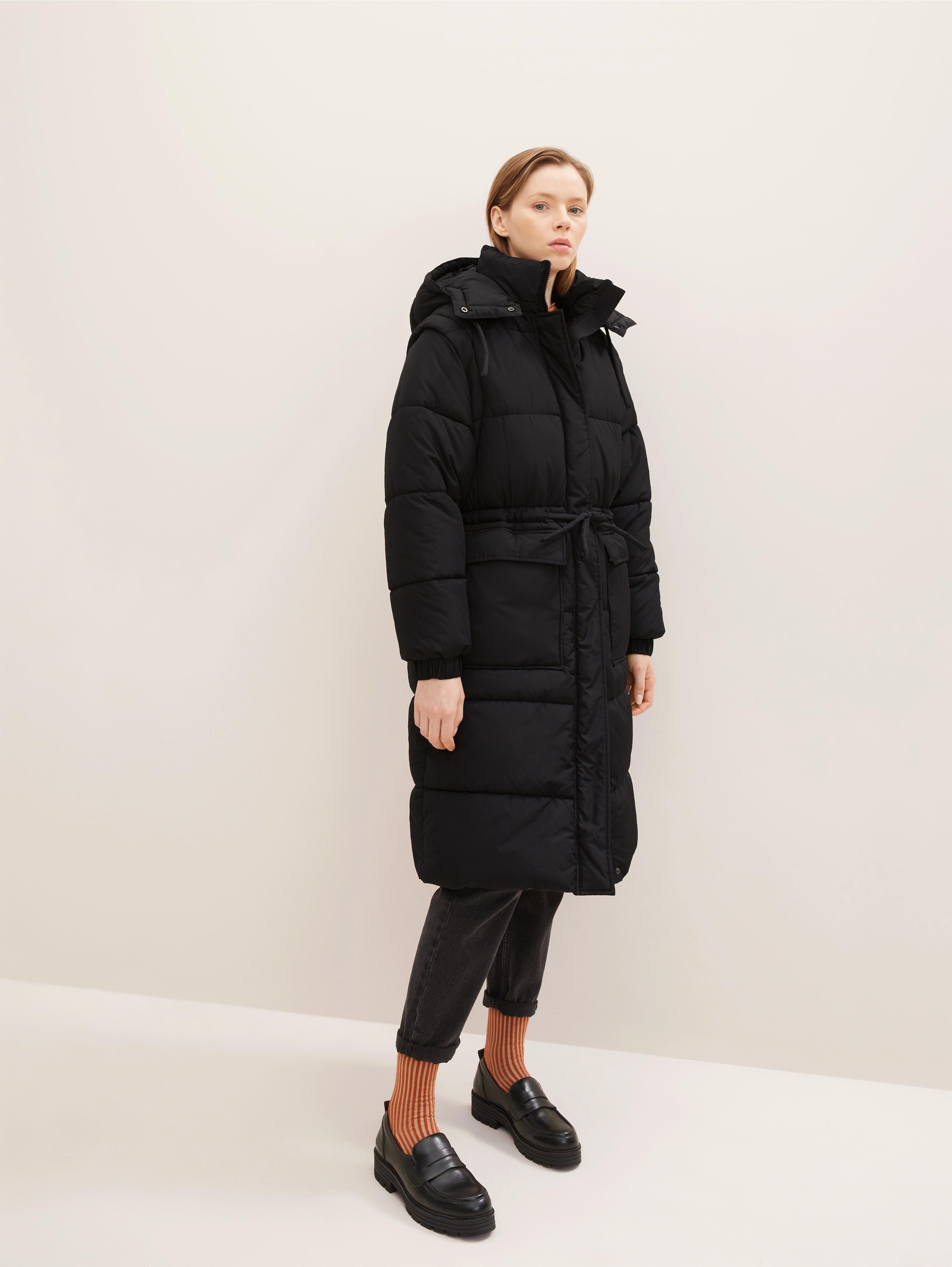 

Пальто женское TOM TAILOR 1032688 черное XL, Черный, 1032688