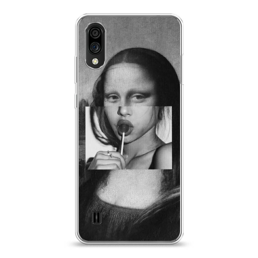 фото Силиконовый чехол "mona lisa sucking lollipop" на zte blade a5 (2020) awog