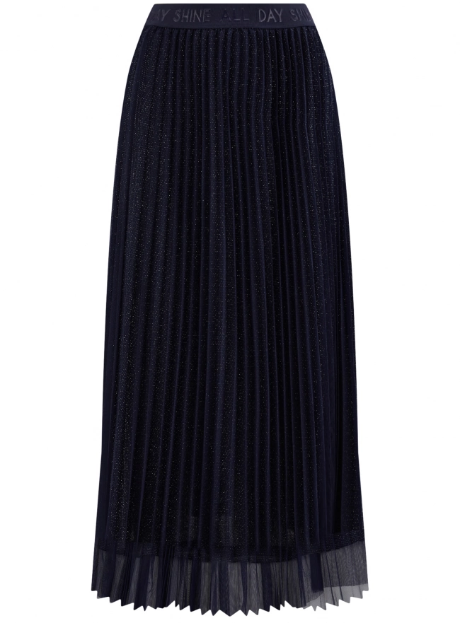 

Юбка женская oodji 14102023 синяя 44, Синий, 14102023