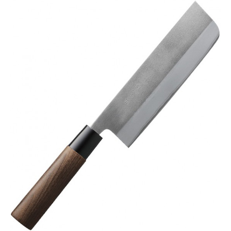 

Кухонный нож Gihei-hamono Aogami#2 в нержавеющих обкладках Nakiri 165mm, GAN-N16J