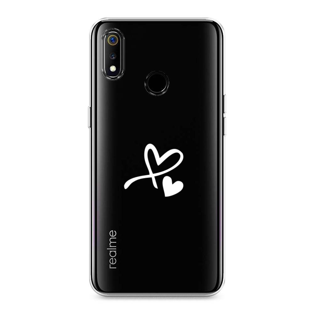 

Чехол Awog на Realme 3 "Сердечко минимализм", Разноцветный, 251050-6