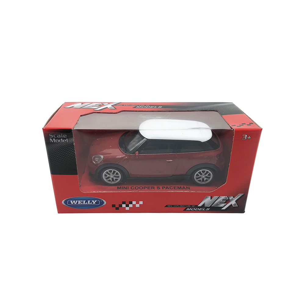 

Машинка Welly MINI COOPER S PACEMAN, красный, набор 23A, 44000-24CWD--IN23A, MINI COOPER S PACEMAN 44000-24CWD--IN(23A)