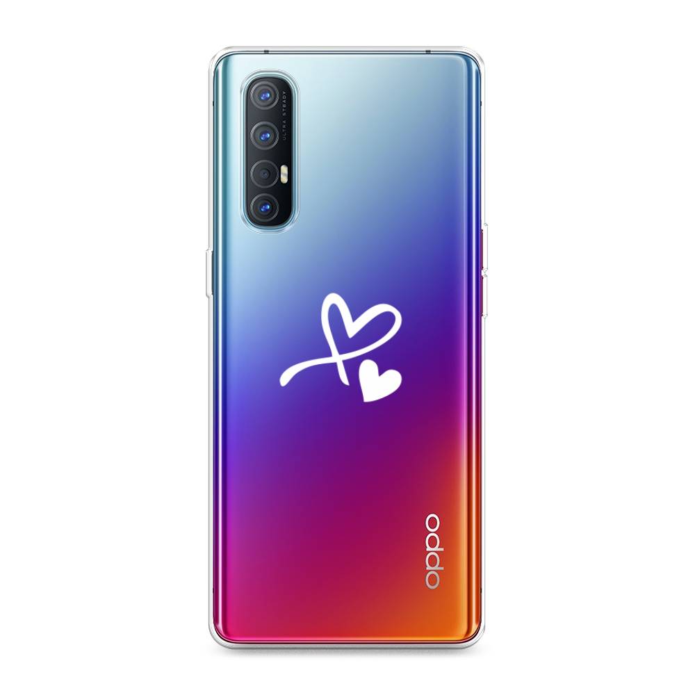 

Чехол Awog на Oppo Reno 3 Pro "Сердечко минимализм", Разноцветный, 252550-6