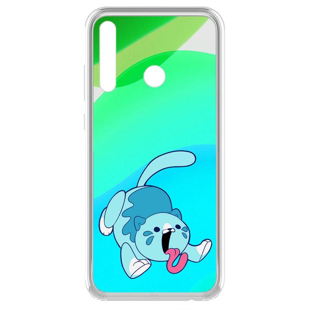 фото Чехол-накладка krutoff clear case хаги ваги - конфетная кошка для honor 10i/ 20i