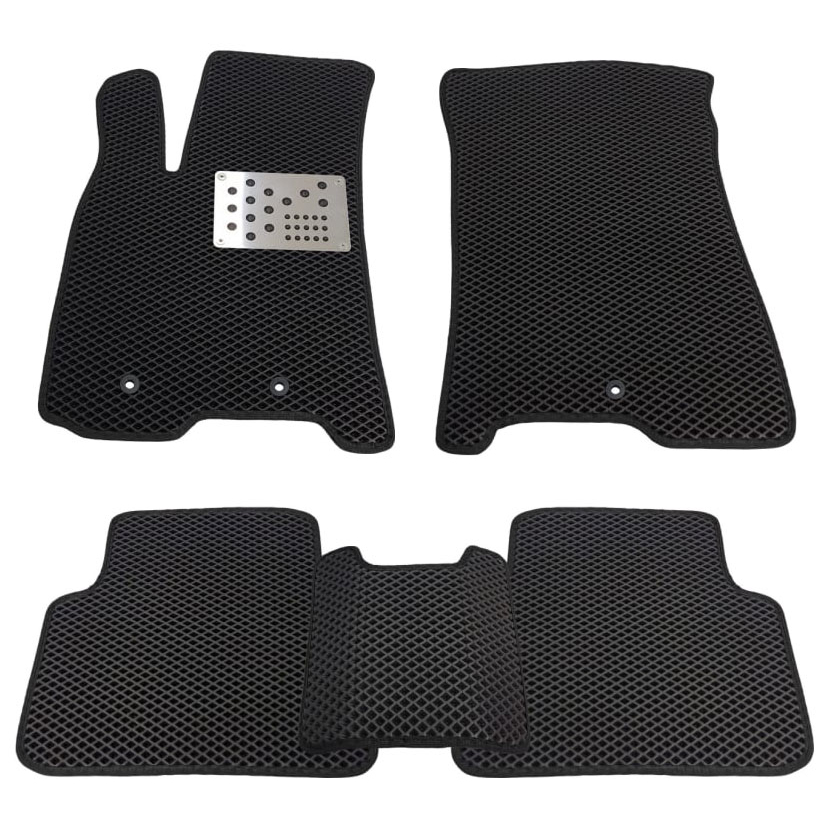 

Автомобильные Коврики Салона Eva Черный Ромб С Черным Кантом Подпятник Для Opel Astra H A0