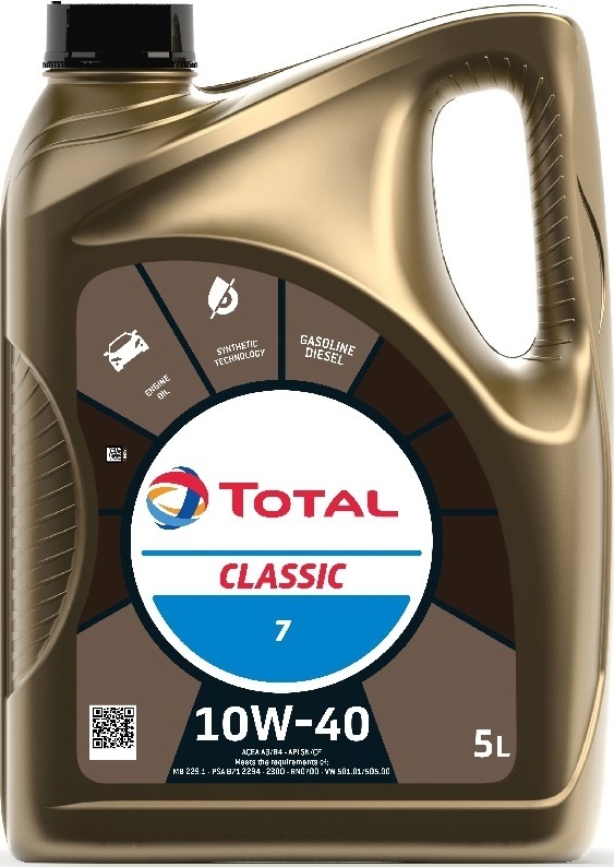 Моторное масло Total Classic 7 10W40, 5л