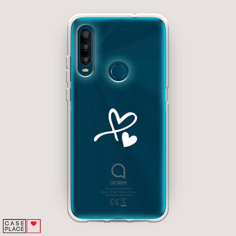 

Чехол Awog на Alcatel 1SE (2020) / Алкатель 1SE (2020) "Сердечко минимализм", Разноцветный, 171250-6