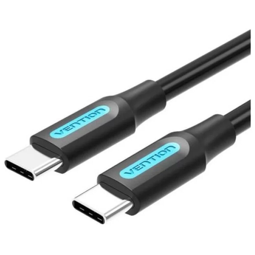 

Кабель Type C - Type C 1.5m Vention COSBG 3A, PD60W, COSBG