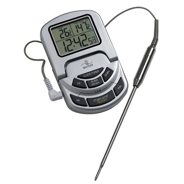 Термометр цифровой MATFER 4142329 с установкой звукового сигнала