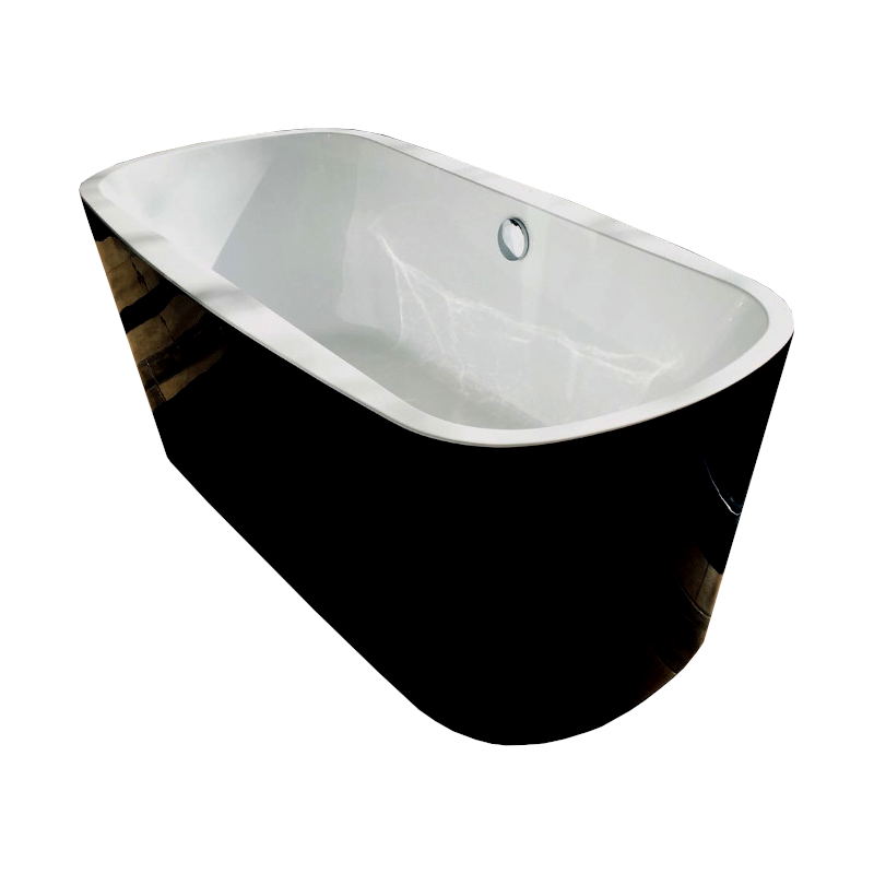 фото Отдельностоящая ванна fiinn анжелика черная f-5030/170 (170х75х58 см) nobrand