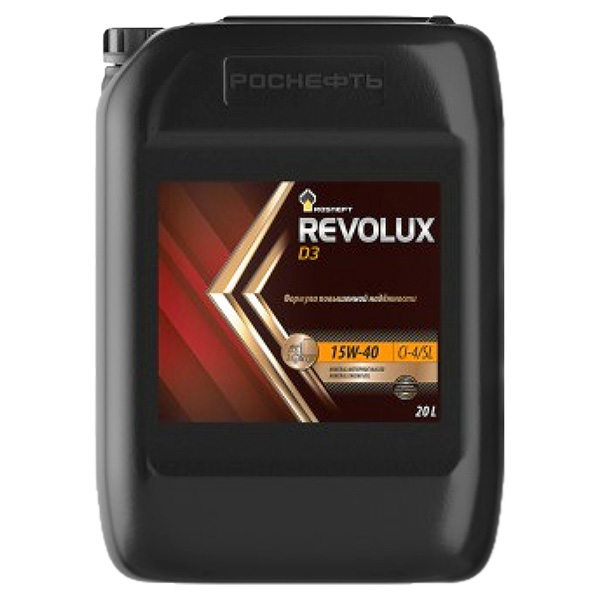 

Моторное масло Роснефть Revolux D3 15W40 20 л, Revolux D3