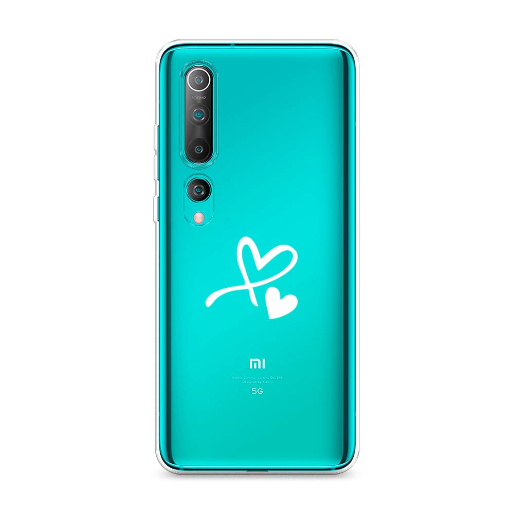 

Чехол Awog на Xiaomi Mi 10 "Сердечко минимализм", Разноцветный, 37550-6