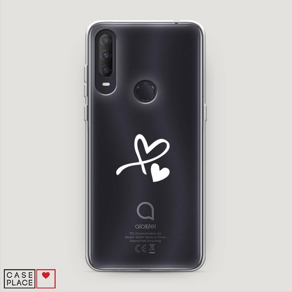 

Чехол Awog на Alcatel 1S (2020) / Алкатель 1S (2020) "Сердечко минимализм", Разноцветный, 170850-6