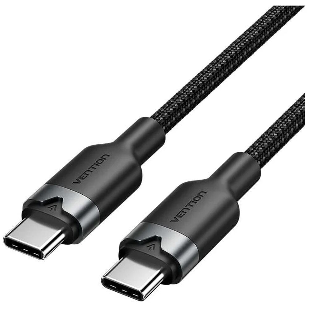 

Кабель Type C - Type C 2m Vention TRDBH 3A, PD60W Черный, TRDBH
