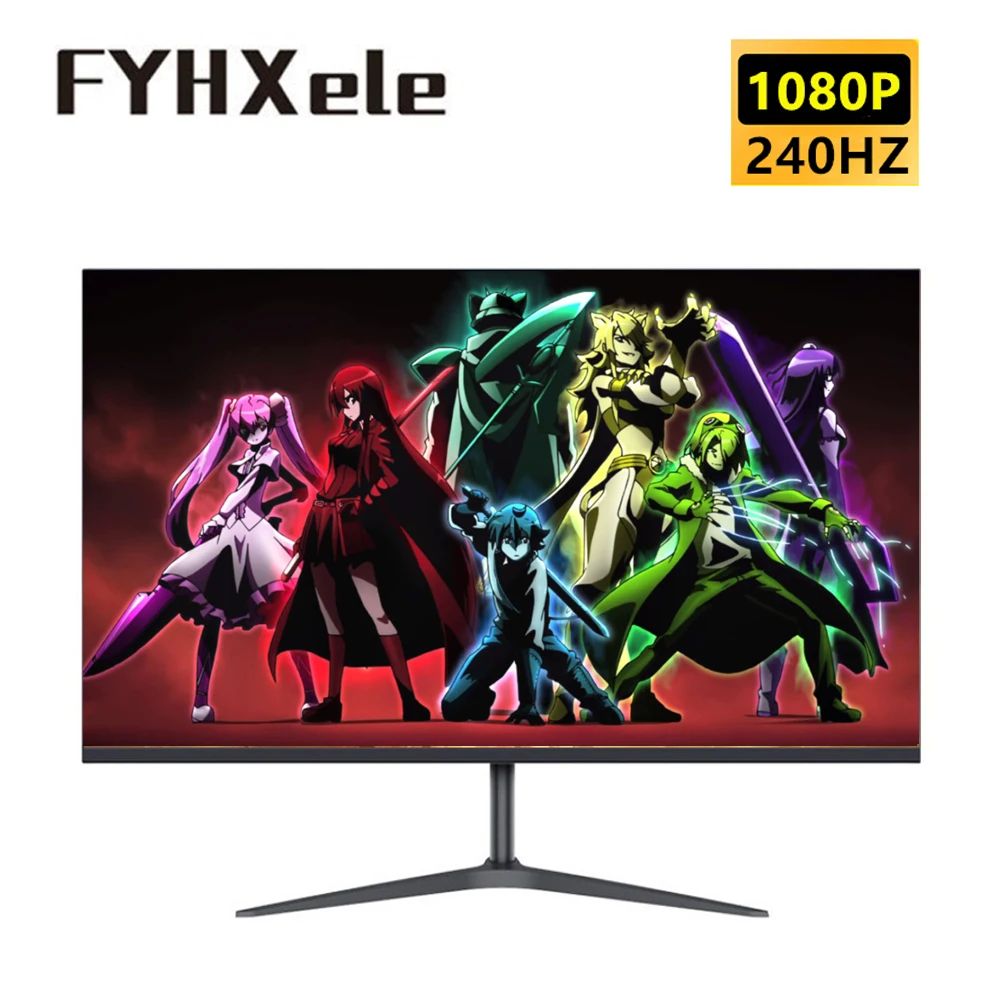 

27" Монитор FYHXele игровой 19201080 Full HD IPS, Черный, 500021