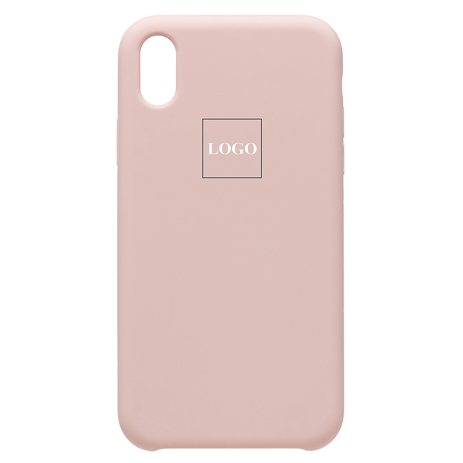 

Чехол для iPhone XR силиконовый Soft Touch <розовый песок> (премиум)