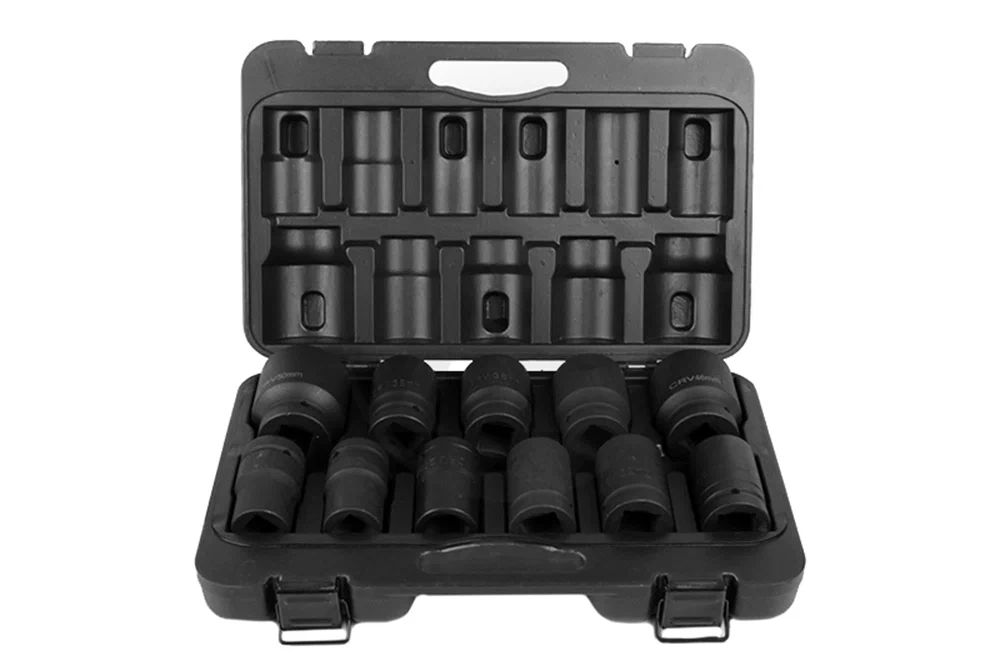 

АвтоDело набор головок ударных 1 11пр., L=80mm, для УКМ, пластик. футляр 40329 15164