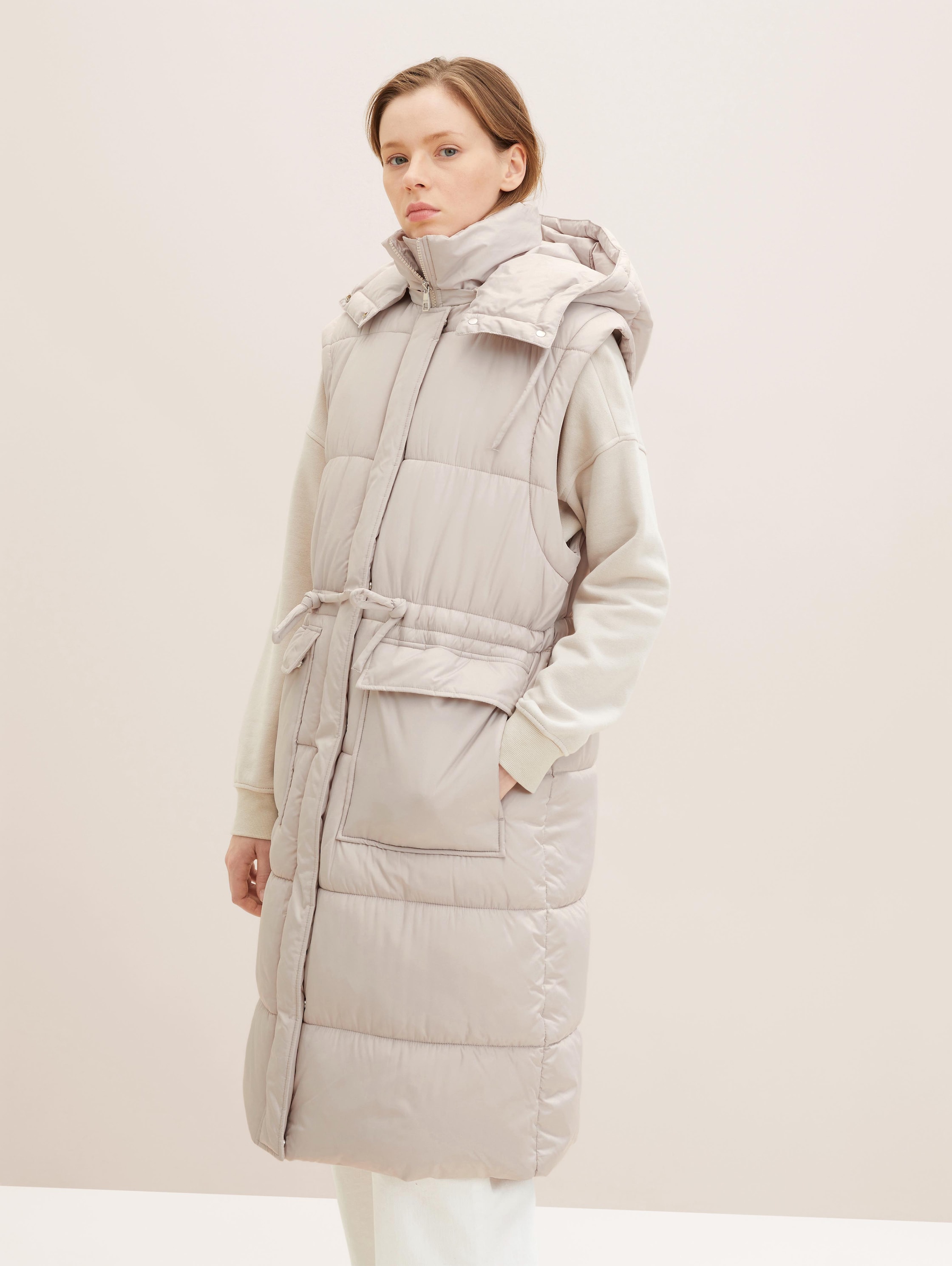 

Пальто женское TOM TAILOR 1032688 серое L, 1032688