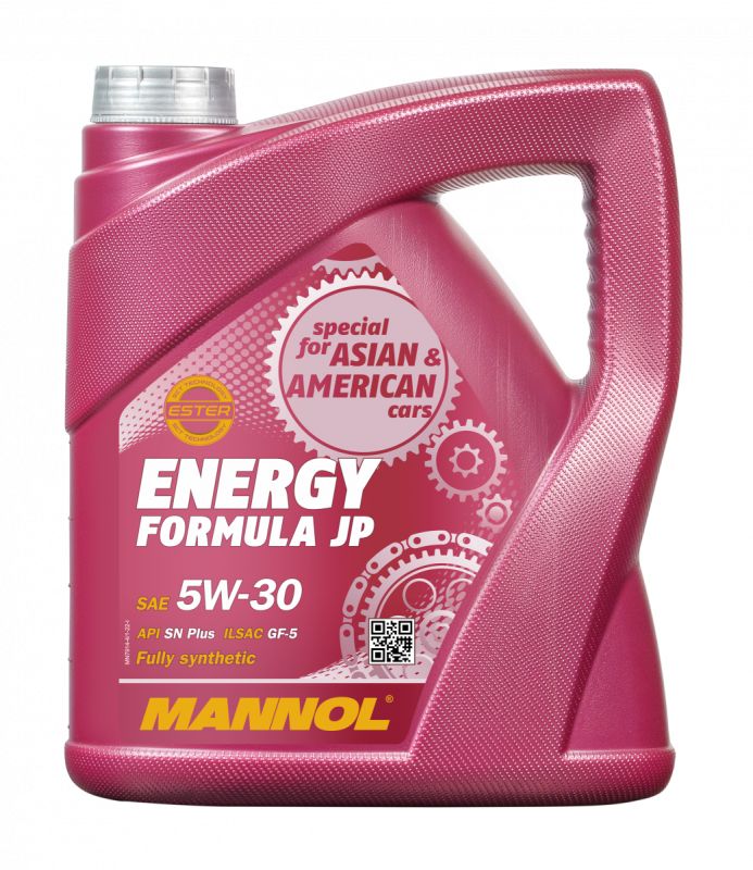 Моторное масло синтетическое MANNOL ENERGY FORMULA JP 7914 5W-30 4 л.