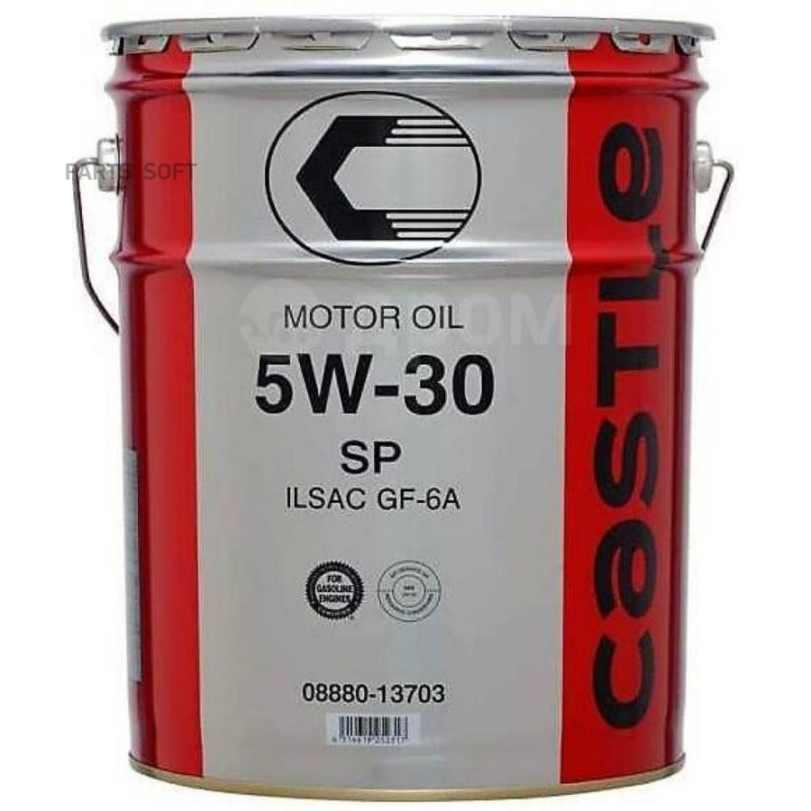 

Моторное масло Toyota синтетическое CASTLE MOTOR OIL SAE 5W30 API SP GF-6 20л
