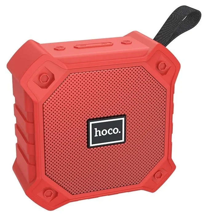 

Портативная колонка Hoco BS34, 5 Вт, microUSB/microSD/AUX, BT 5.0, 500 мАч, IPX5, красная, 7696268