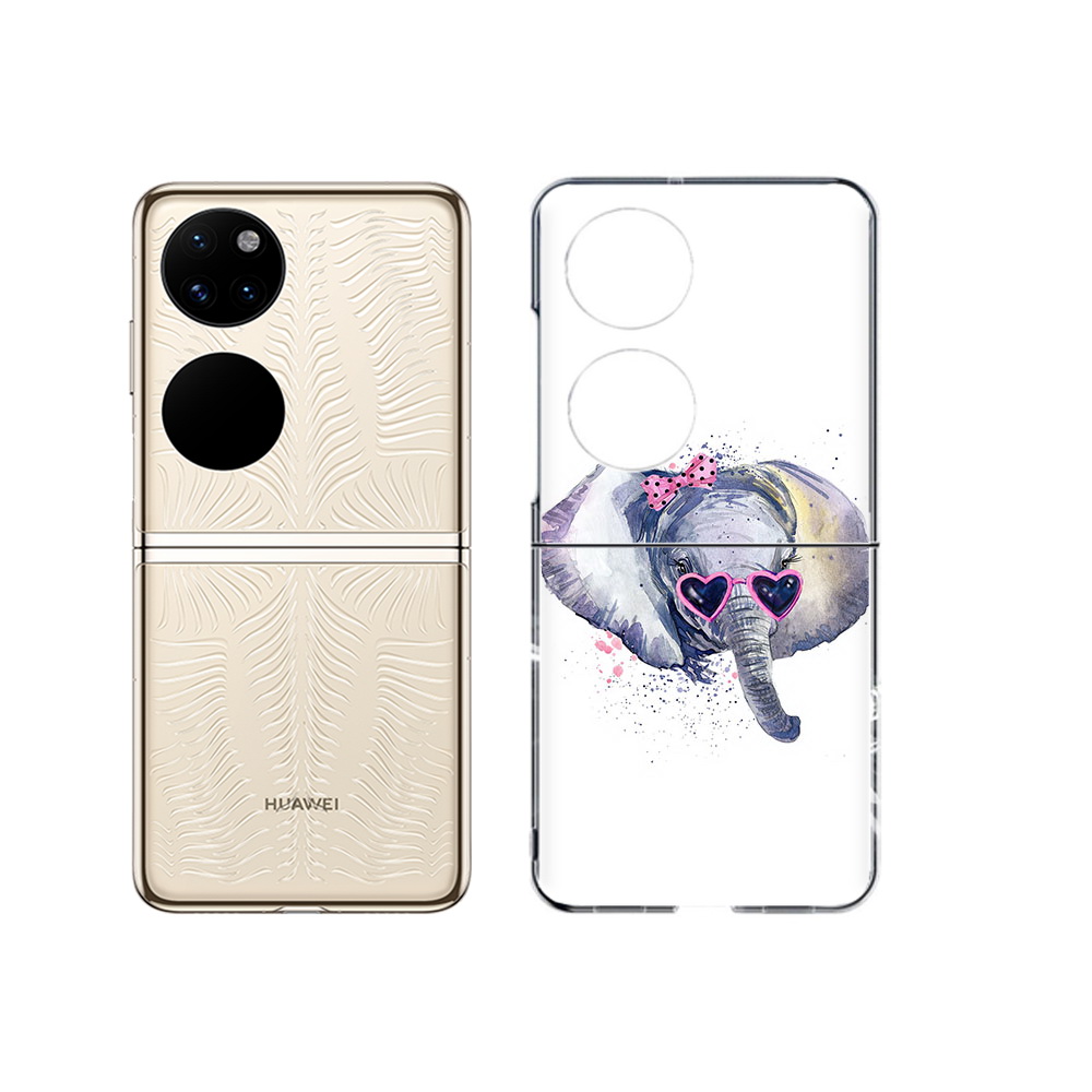 

Чехол MyPads Tocco для Huawei P50 слоник в очках (PT225999.71.608), Прозрачный, Tocco