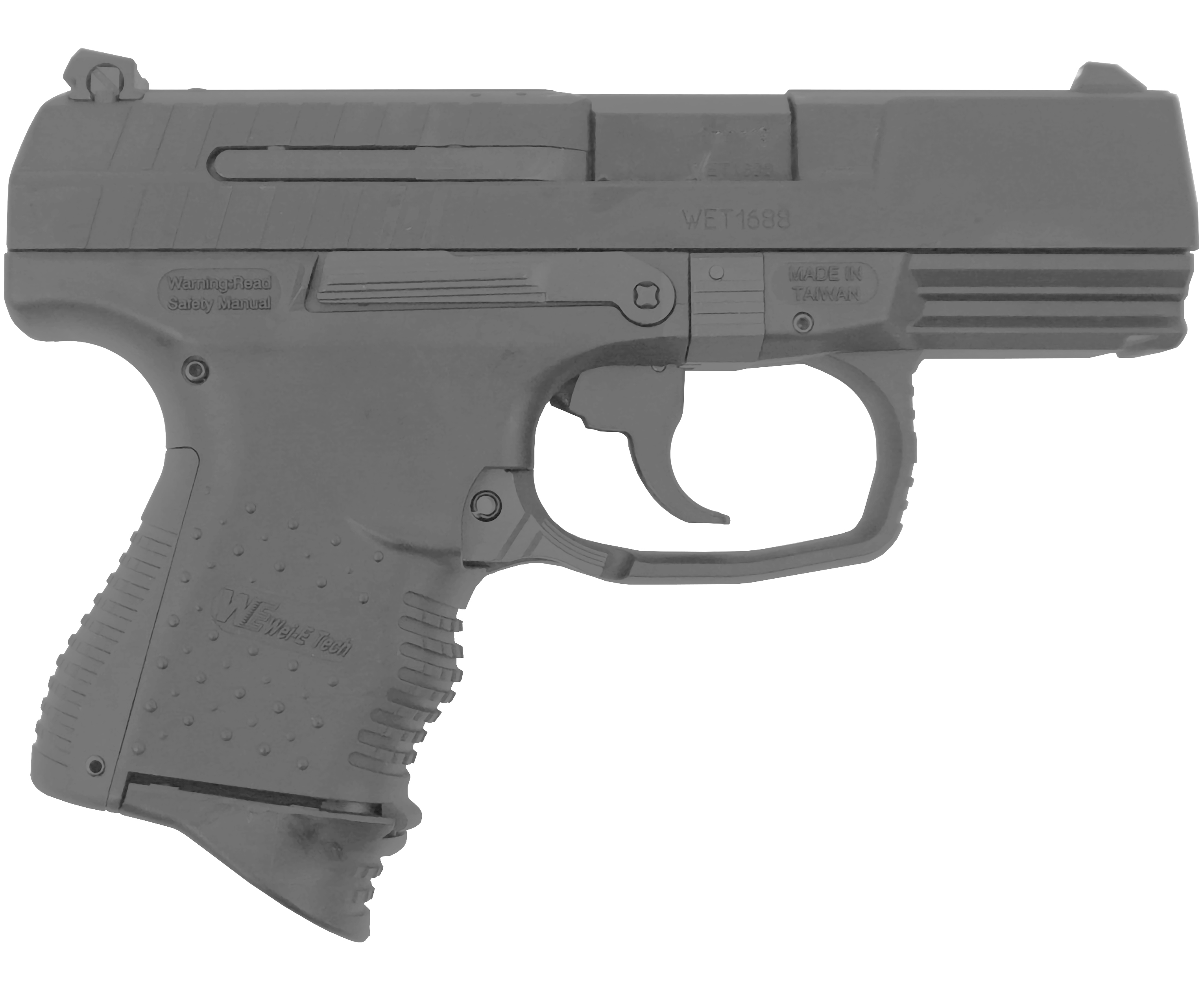 фото Страйкбольный пистолет we walther p99 compact 6 мм, gbb, we-px002-bk
